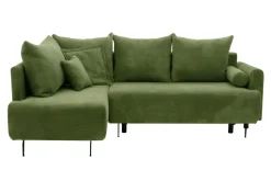 FN Design Narożnik rozkładany zielony LUKA lewy