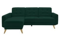 Narożniki|Impresti Narożnik rozkładany zielony BODO lewy