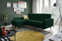 Narożniki|Impresti Narożnik rozkładany zielony BODO lewy