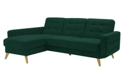 Narożniki|Impresti Narożnik rozkładany zielony BODO lewy