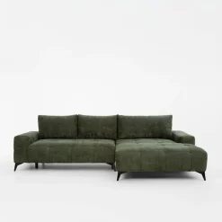 Narożniki|Instilo Narożnik rozkładany zielony MAURO lewy