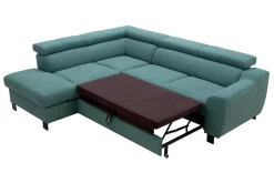 Trend Line Narożnik rozkładany zielony ASPEN lewy