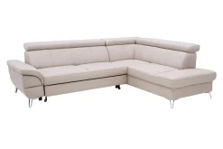 Narożniki|Trend Line Narożnik skórzany beżowy LEMAN prawy