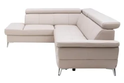 Narożniki|Trend Line Narożnik skórzany beżowy LEMAN lewy