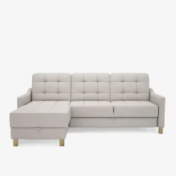 Narożniki|Impresti Narożnik skórzany beżowy MALMO