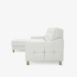 Narożniki|Impresti Narożnik skórzany biały MALMO