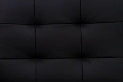 Impresti Narożnik skórzany czarny MALMO prawy