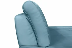 Trend Line Narożnik skórzany niebieski LAZUR prawy