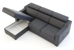 Narożniki|Inspire Narożnik skórzany rozkładany KOBE lewy