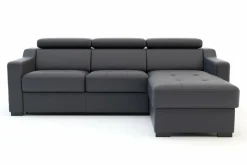 Inspire Narożnik skórzany rozkładany KOBE prawy