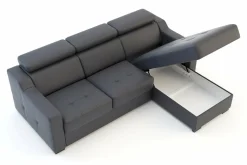 Inspire Narożnik skórzany rozkładany KOBE prawy