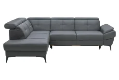 Narożniki|Trend Line Narożnik skórzany szary COSTA lewy