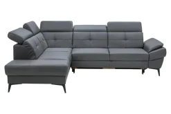 Narożniki|Trend Line Narożnik skórzany szary COSTA lewy