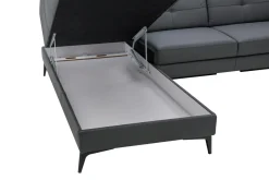 Narożniki|Trend Line Narożnik skórzany szary COSTA lewy