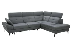 Trend Line Narożnik skórzany szary COSTA prawy