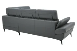 Trend Line Narożnik skórzany szary COSTA prawy