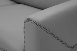 Narożnik skórzany szary MARTE lewy