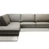 Trend Line Narożnik skórzany szary SPRING lewy