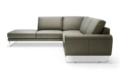 Trend Line Narożnik skórzany szary SPRING lewy