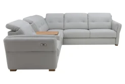 Narożniki|Inspire Narożnik skórzany z funkcją relaks BRONX prawy