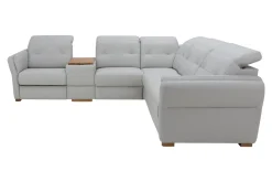 Narożniki|Inspire Narożnik skórzany z funkcją relaks BRONX prawy