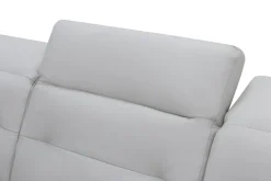 Narożniki|Inspire Narożnik skórzany z funkcją relaks BRONX prawy