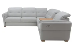 Narożniki|Inspire Narożnik skórzany z funkcją relaks BRONX lewy