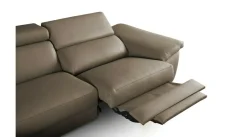 Trend Line Narożnik skórzany z funkcją relaks PANAMA lewy