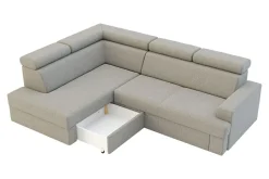 Narożniki|Fresh Narożnik szary COMO lewy