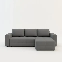 Narożniki|FN Design Narożnik szary DRAGON prawy