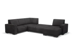 Narożniki|Comfort Line Narożnik szary ELECTRA lewy