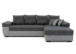 Exline Narożnik szary LARGO prawy