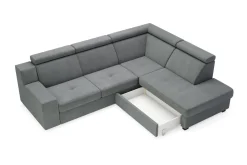 Fresh Narożnik szary LINEA prawy