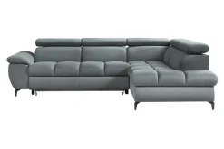 Narożniki| Narożnik szary rozkładany PLAZA prawy