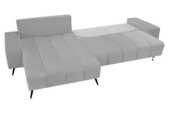 Fresh Narożnik szary VELVET NEW lewy