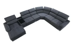 Narożniki|Inspire Narożnik szary VESTA prawy