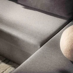 Exline Narożnik szary z 2 pojemnikami FLAT