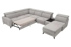 Impresti Narożnik szary z funkcją relaks ALAMO lewy