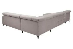 Impresti Narożnik szary z funkcją relaks ALAMO prawy