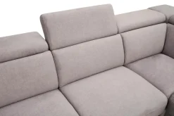 Impresti Narożnik szary z funkcją relaks ALAMO prawy