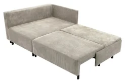 Fresh Narożnik sztruksowy beżowy LOGOS lewy