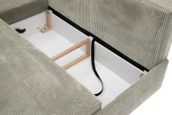 Fresh Narożnik sztruksowy beżowy LOGOS lewy