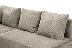 Fresh Narożnik sztruksowy beżowy LOGOS lewy