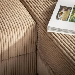 Narożniki|Fresh Narożnik sztruksowy beżowy AVOLA