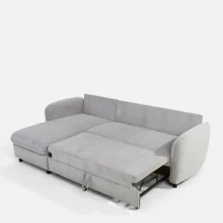 inny Narożnik sztruksowy jasnoszary MIRE