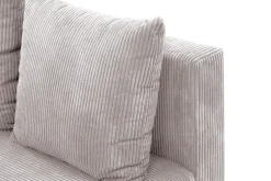 Narożniki|Fresh Narożnik sztruksowy jasnoszary LOGOS prawy