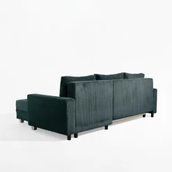 Narożniki|Fresh Narożnik sztruksowy szaroniebieski AVOLA