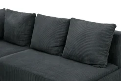 Narożniki|Fresh Narożnik sztruksowy szary LOGOS lewy