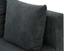 Fresh Narożnik sztruksowy szary LOGOS prawy