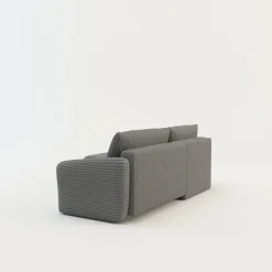 Narożniki| Narożnik sztruksowy szary MORRI